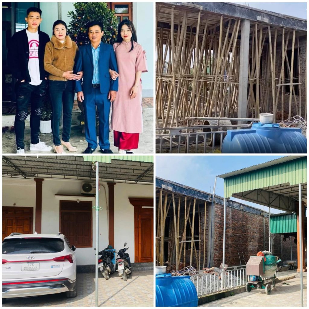 Nguyễn Đình Bắc mua xe tặng bố và xây nhà mới cho gia đình